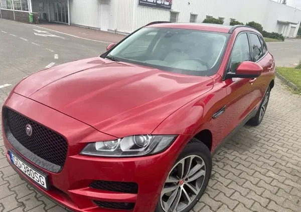 jaguar Jaguar F-Pace cena 113900 przebieg: 198000, rok produkcji 2018 z Tczew